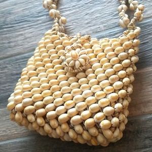 Authentic Handmade Shell Purse Mexico